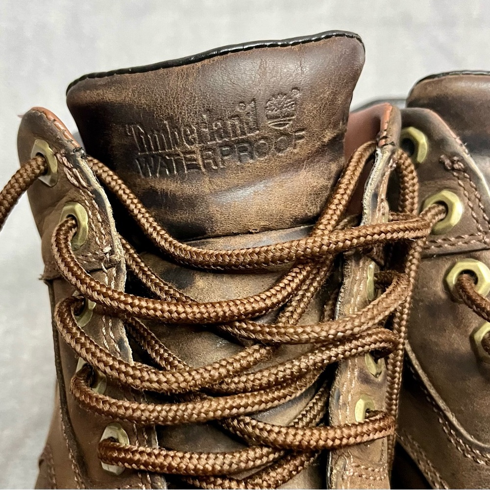 Men's Timberland‎ Waterproof Gore Tex Brown Leather Boots - Picture 4 of 11